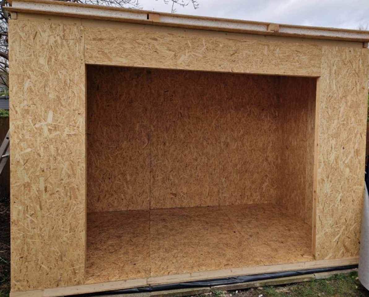 3.66m x 2.44m SIP garden room kit